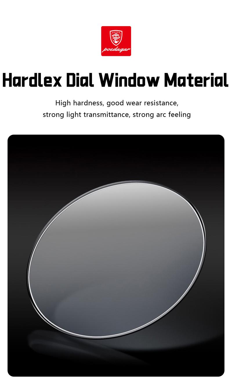 Poedagar original high-quality men's watch, waterproof, luminous, date, luxury, stainless steel quartz watch, men's watch, Modern Fashionable Wristwatch