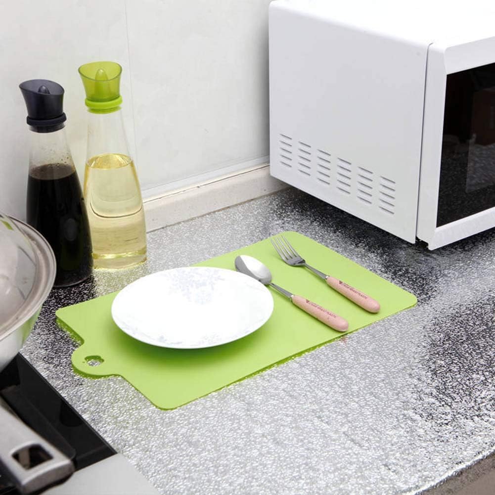 Marble Pattern Kitchen Backsplash, Peel & Stick Aluminum Foil Contact Paper, Oil-Proof Heat Resistant Wall Sticker, Marble Backsplash Wallpaper