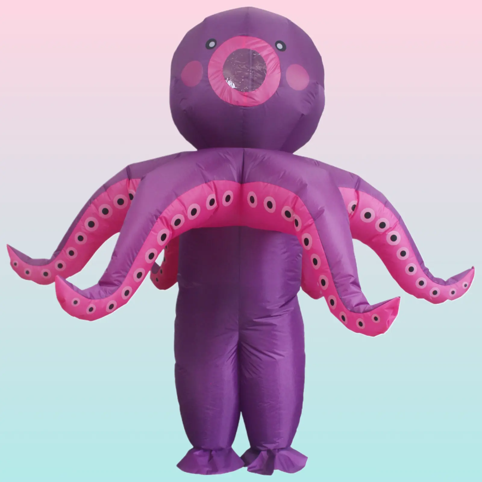 Octopus Inflatable Costume Halloween Funny Masquerade Prop Christmas Cartoon Mascot Inflatable Outfit