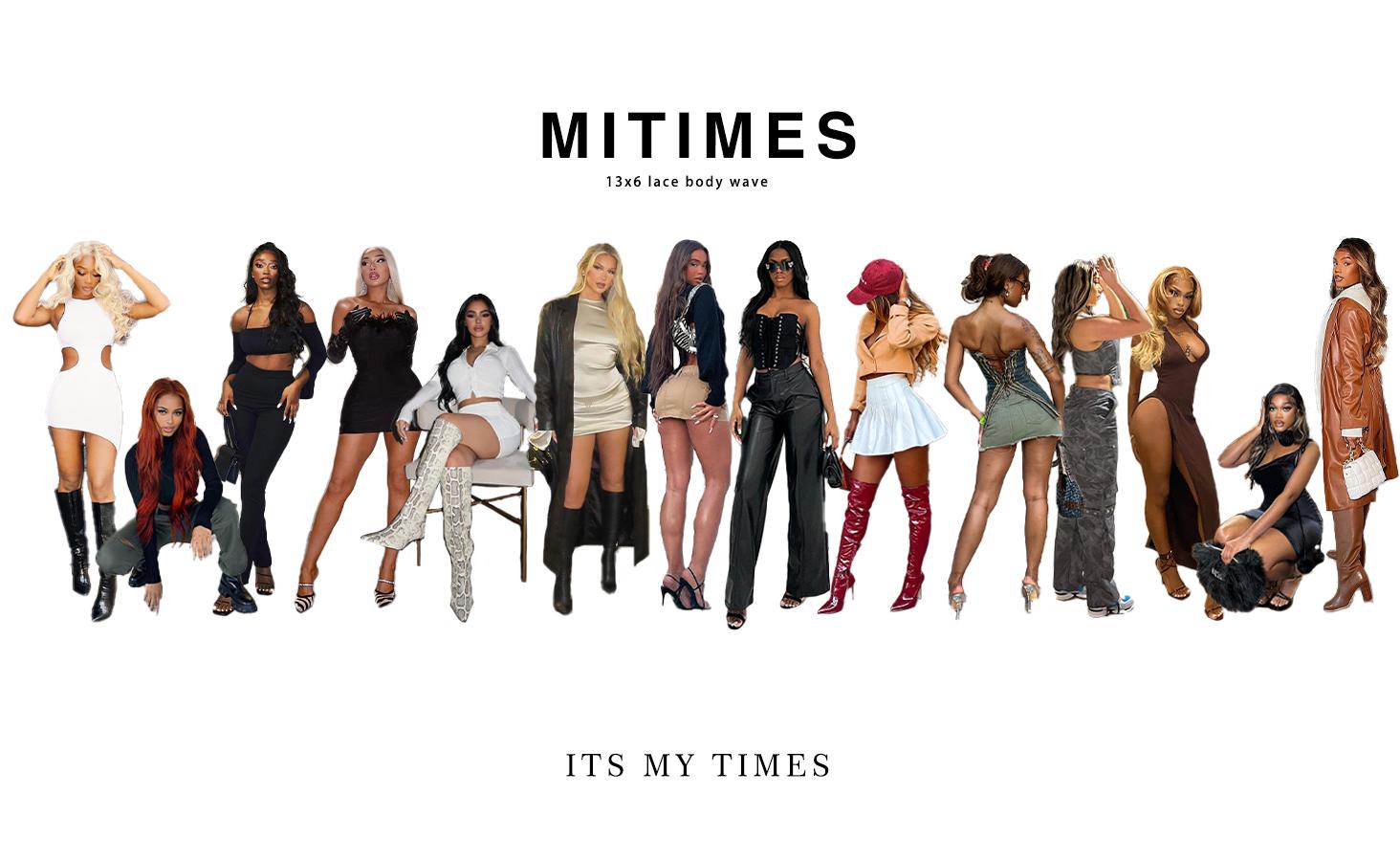 13x6 Wig Glueless Middle Body Wave Lace Front Wigs Pre Plucked Synthetic Long Highlights Wear And Go Lace Front Wig