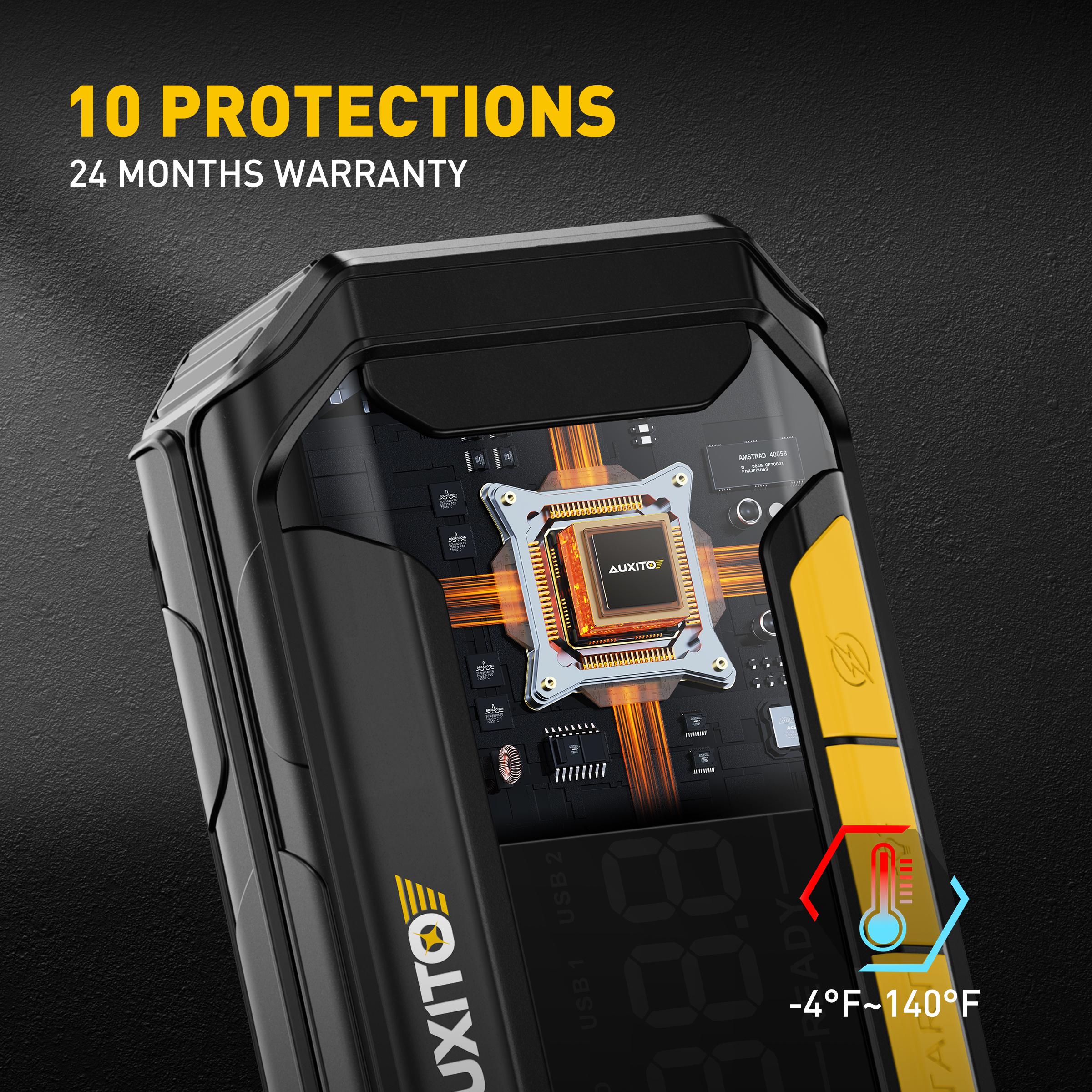 AUXITO Jump Starter 8000A Peak Jump Box(All Gas,up to 10.0L Diesel Engine) 12V Car Portable Battery Jump Starter ,Auto Battery Booster Pack,with 3-Mode Flashlight AUXITO Jump Starter 8000A Peak Jump Box(All Gas,up to 10.0L Diesel Engine) 12V Car Portable Battery Jump Starter ,Auto Battery Booster Pack,with 3-Mode Flashlight