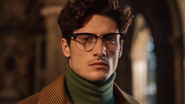 Stylish Semi-Rimless Blue Light Blocking Glasses for Men & Women  Daily Protection Lightweight Minimalist Design(AN14)