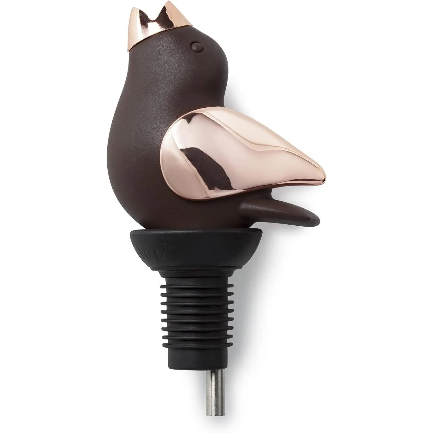 Wine Pourer - Brown and Copper