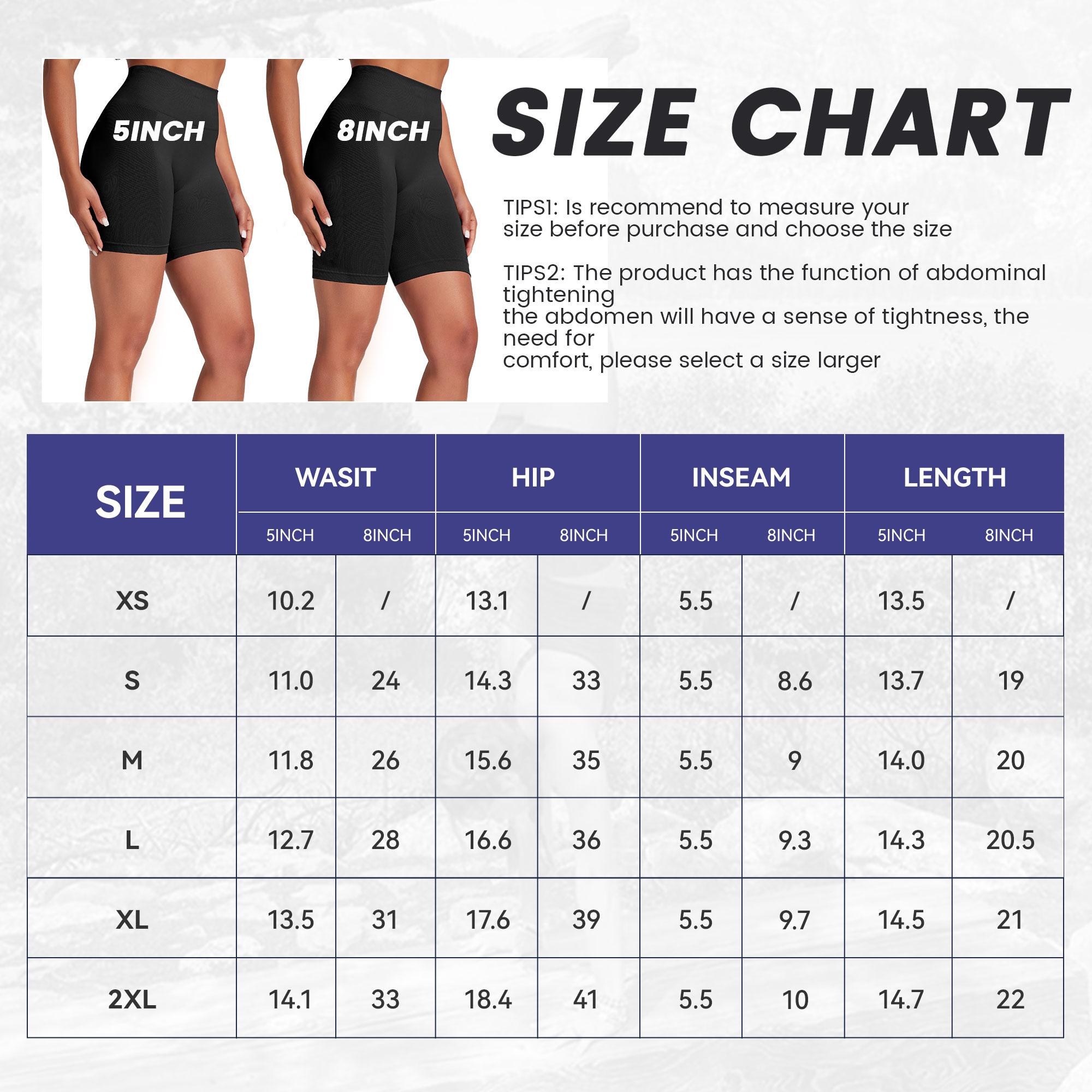 VICONOW Workout 5/8 Inch Shorts for Women - 3 Pack High Waist Tummy Control Bike Shorts for Gym Workout Athletic Running Yoga