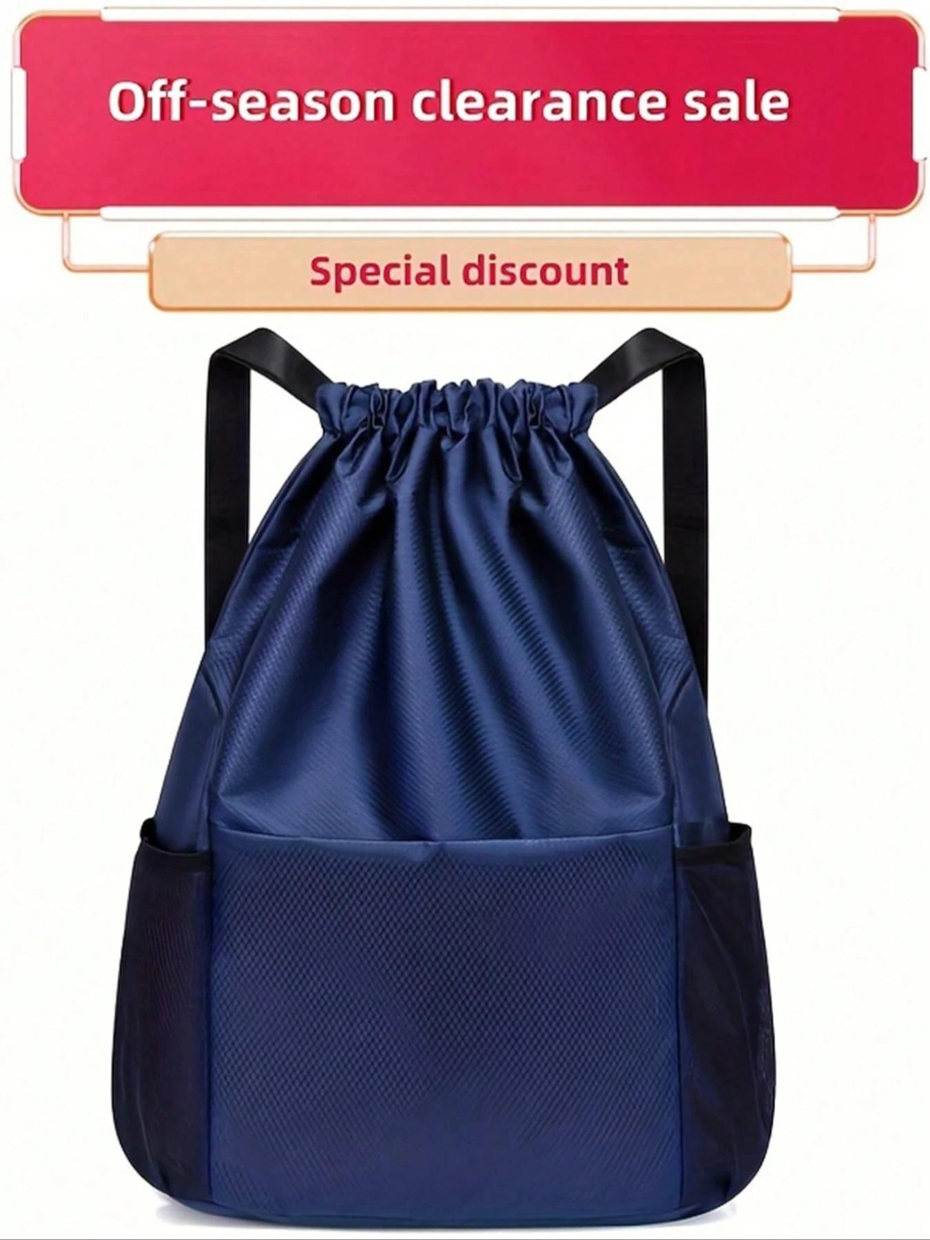 Large Waterproof Drawstring Backpack, Outdoor Sports Bag, Outdoor Fitness Bag, Wet/dry Separation, Lightweight, Quick-Dry, Large Capacity, Ideal for Hiking & Sports, Outdoor Adventure, Multifunctional Sports Bag