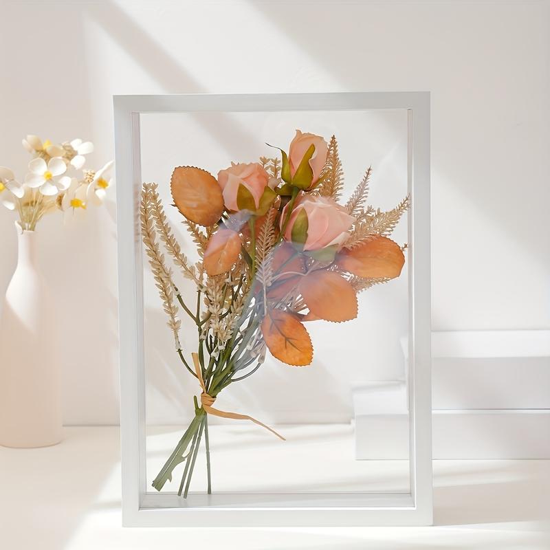3D Hollow Dried Flower Frame, DIY Wall Hanging Specimen Box, Rose Display Frame, Painting Frame, Storage Flower Frame, Valentine's Day Gift