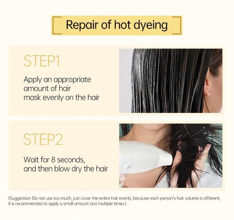 Hair Mask Conditioner, 1 Box No Steaming & No Washing Hair Mask, Hair Care & Styling Product for Dry & Damaged Hair, Hair Care Product for Women & Men, Shampoo