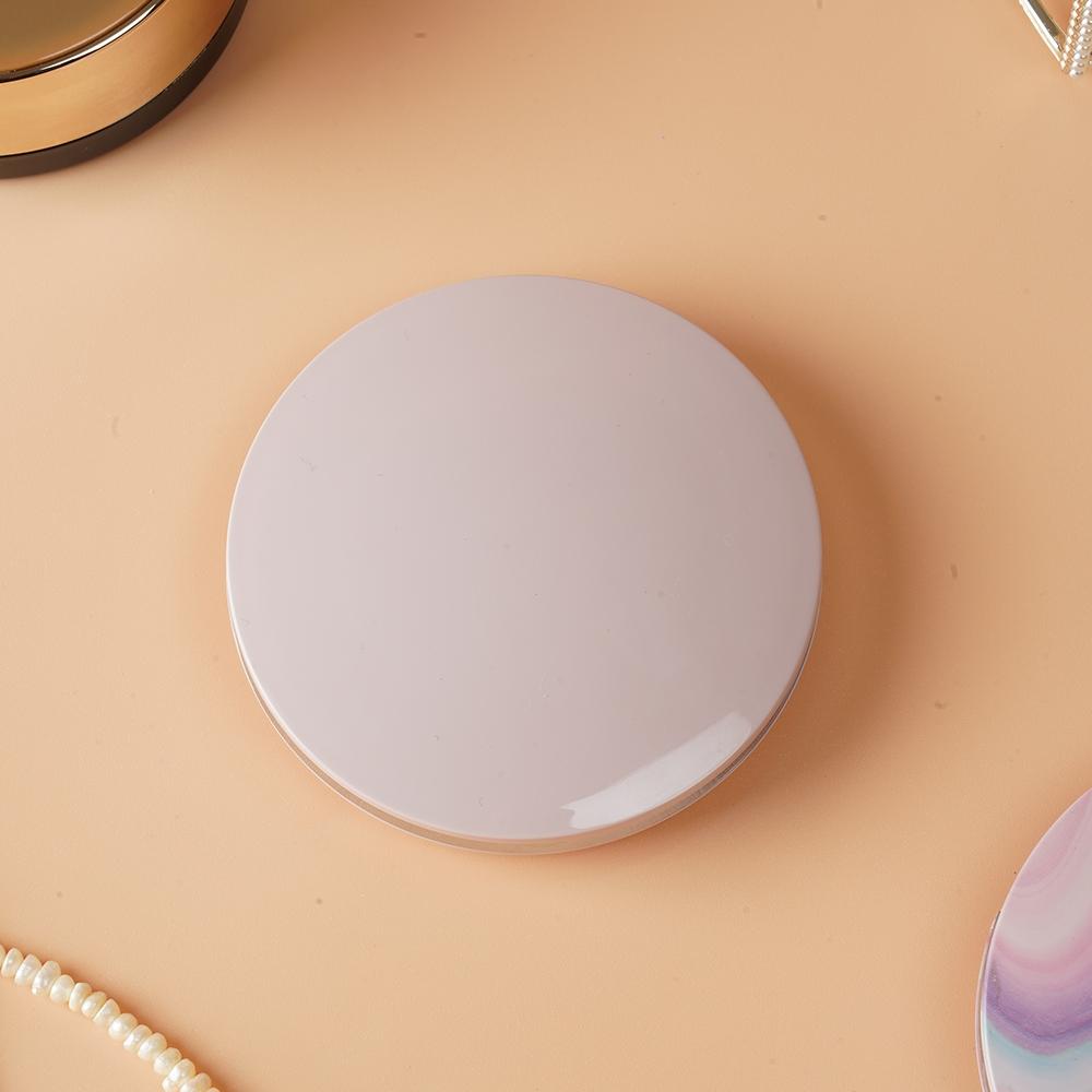 Magnifying Cosmetic Pocket Mirror, 1X/2X Magnification LED Compact Travel Makeup Mirror with Light for Purse, 2-Sided, Portable, Folding, Handheld, Small Lighted Mirror for Gift, Rechargeable Makeup Mirror