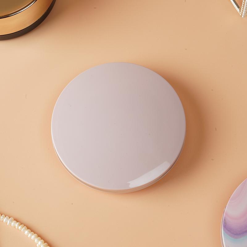 Magnifying Cosmetic Pocket Mirror, 1X/2X Magnification LED Compact Travel Makeup Mirror with Light for Purse, 2-Sided, Portable, Folding, Handheld, Small Lighted Mirror for Gift, Rechargeable Makeup Mirror