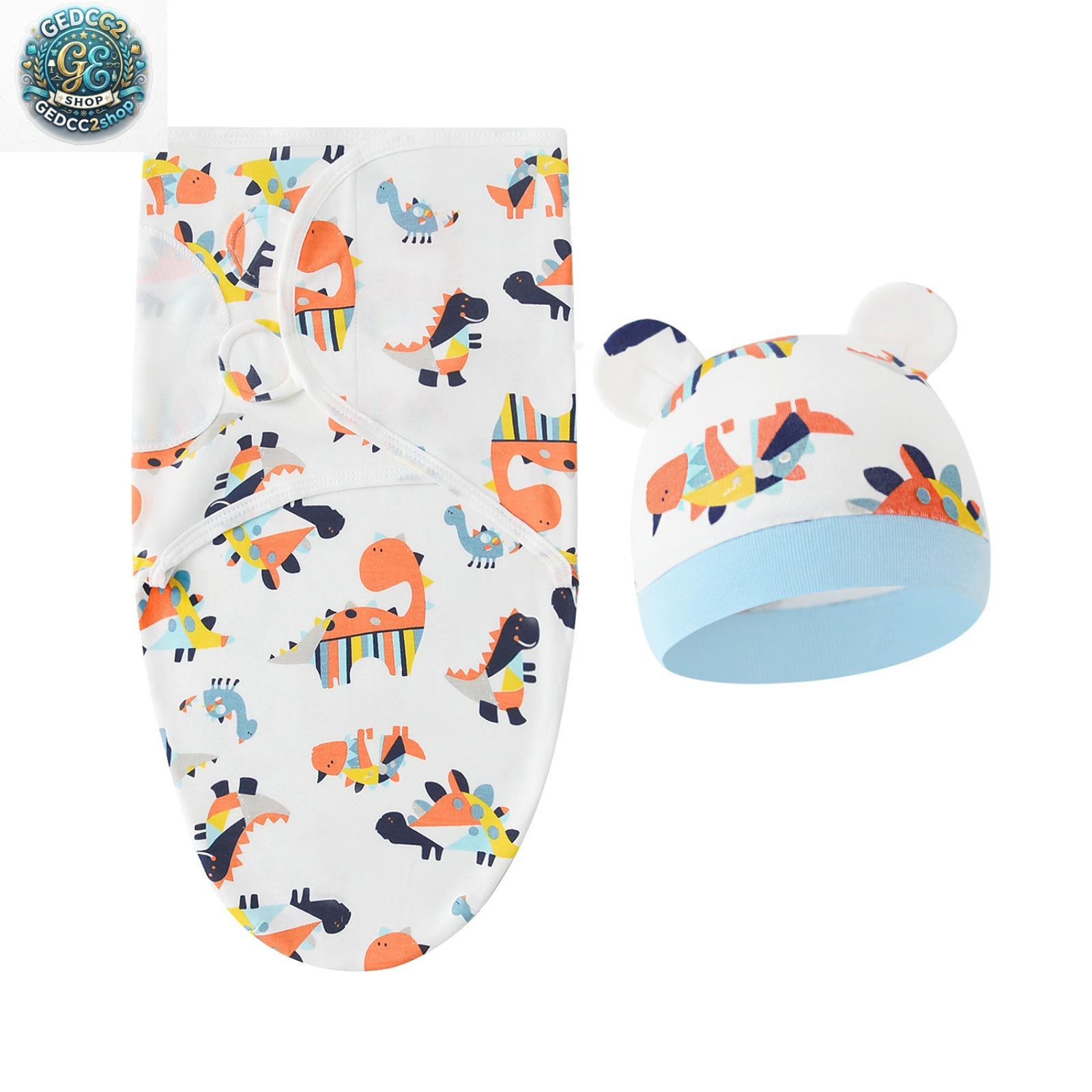 100% Cotton Baby Swaddle Blanket, Newborn Swaddle Wrap for 0-6 Months, Lightweight Infant Sleep Sack for Spring, Summer & Fall