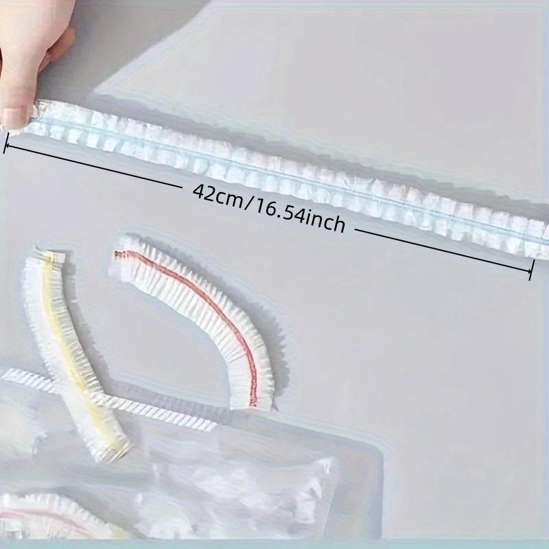 Reusable Stretch Food Covers - Clear Plastic Sealing Lids for Bowls & Plates | Microwave & Refrigerator Safe