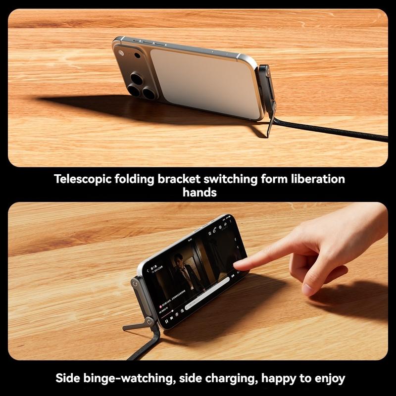 Invisible Charging Stand with Holder, 240w Super Fast Charge Dual-In-One Charger and Phone Stand, Compatible with Samsung Type-C iPhone