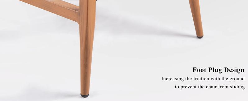 PURPLE LEAF Rattan Bar Stools Set of 2, Modern Counter Stools & Bar Stools with Cushions, Outdoor Bar Stools