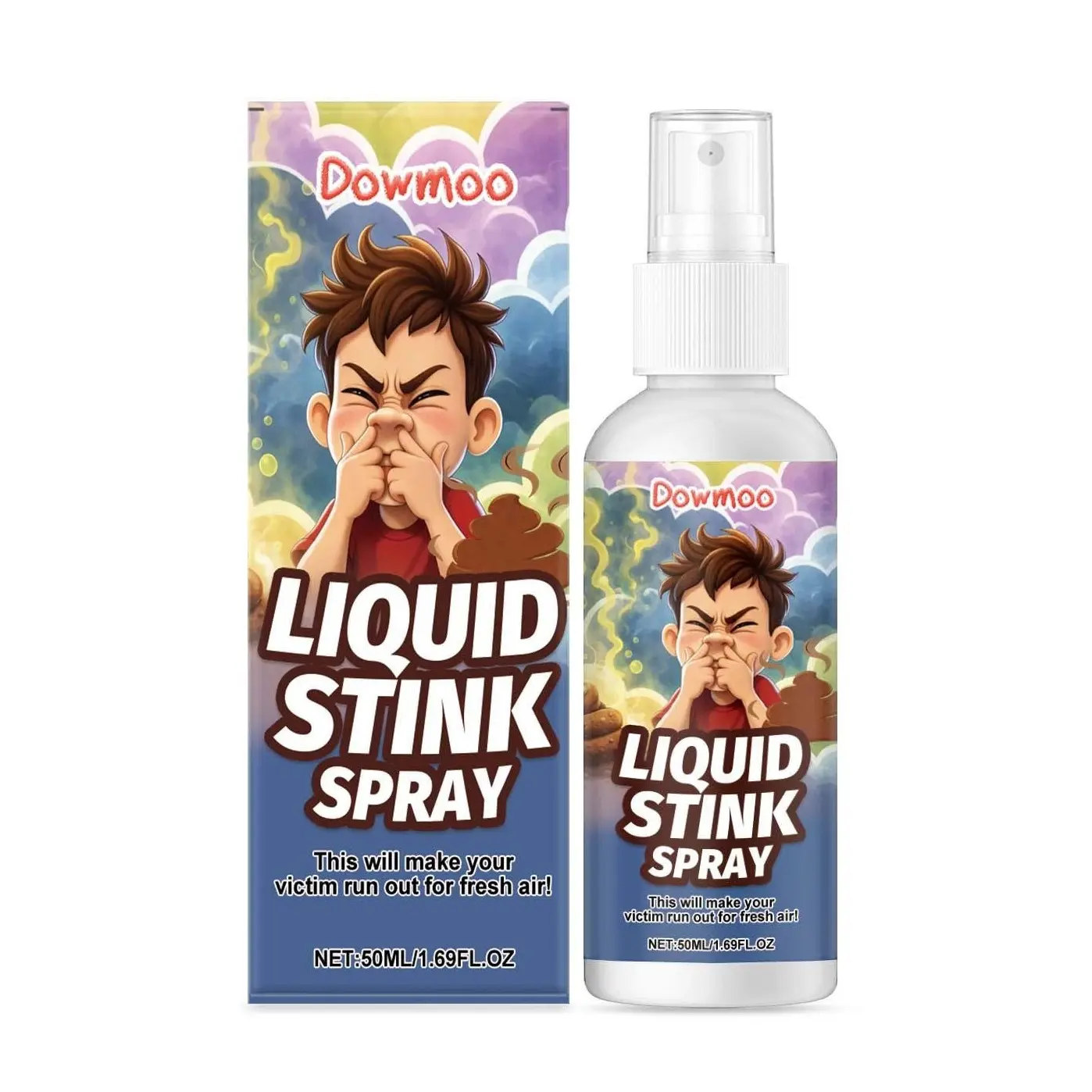 Prank Smell Spray, Fun Novelty Scent Entertainment Prop, Perfect for Parties, Halloween, Christmas, Home, Office Leisure Play