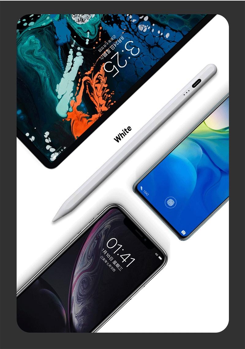Universal second-generation stylus, compatible with iOS, Android and devices including Apple iPads produced after 2018, as well as Xiaomi and Huawei devices.