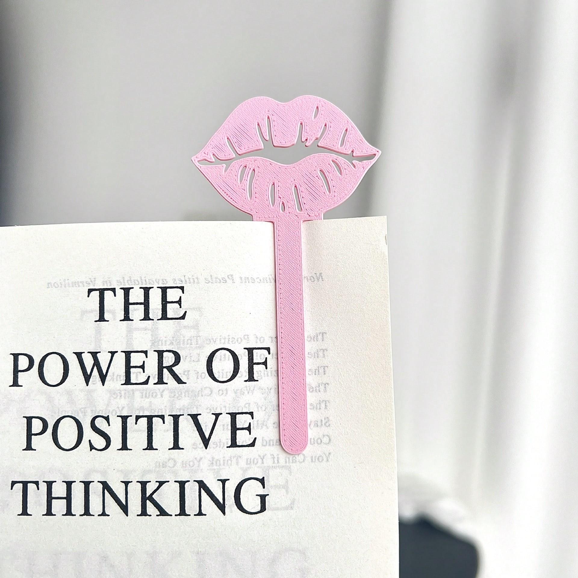 Lip Bookmarks, Fun Bookmarks for Teachers, Students, and Reading Enthusiasts, Ideal for School, Office, Library, Bookstore