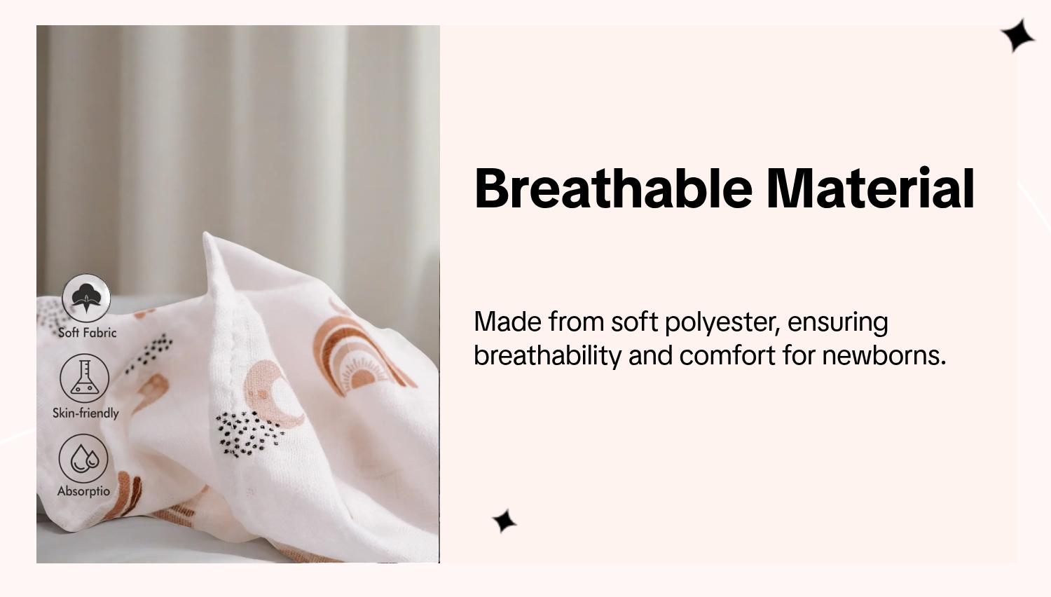 Baby Muslin Swaddle Blankets 4-Pack Breathable Receiving Blankets (35" x 40") Soft Baby Blankets for Girls and Boys Newborn Essentials Muslin Burp Cloths Swaddle Wrap Baby Gift Soft Bedding