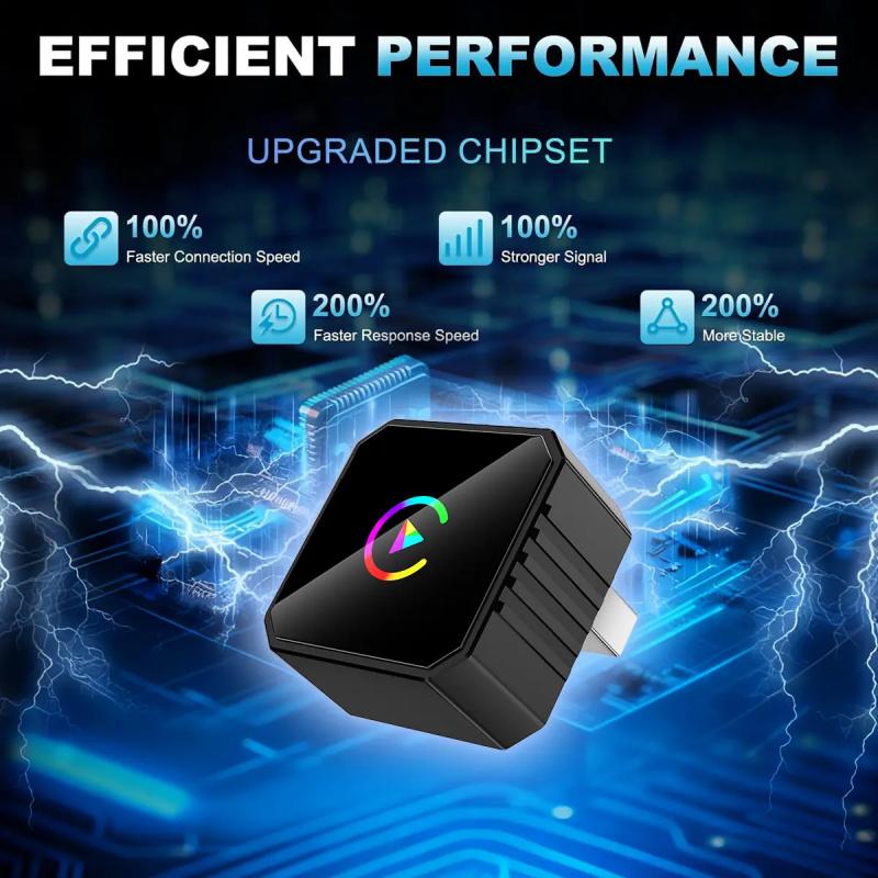 The 2026 model of the Wireless CarPlay Adapter Automotive Carplay Converter for iPhone and Android is compact and stylish, offering a fast, stable, and lag-free connection with hands-free calling support. It makes a great gift for your boyfriend.