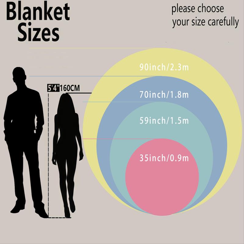 Food Themed Blanket, 1/2 Counts Realistic Donut & Pizza & Tortilla Pattern Throw Blanket, Soft Comfortable Nap Blanket for Home & Office