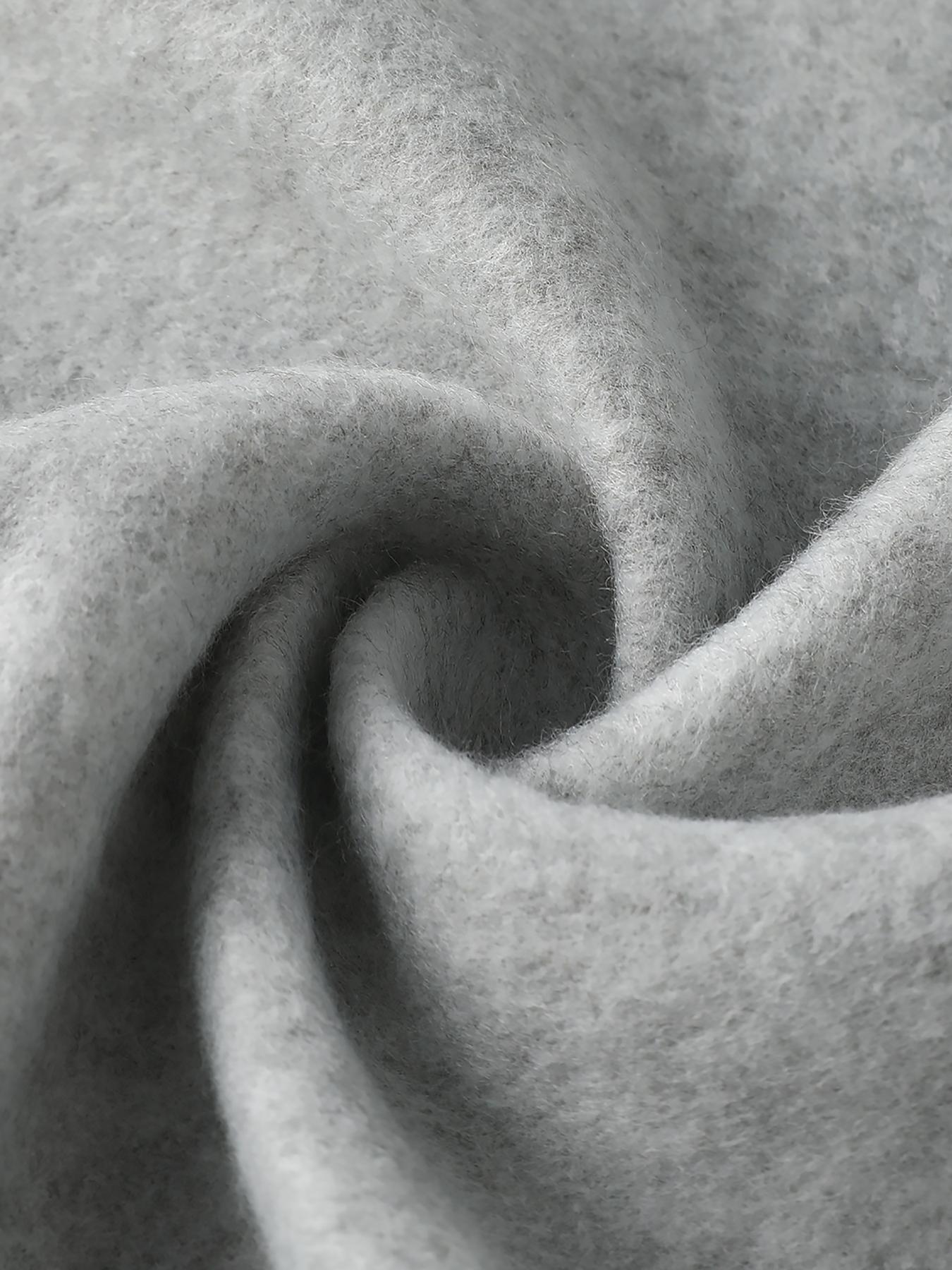 Women's Fashion Fall Winter Drawstring Hoodie, Plain Zipper Jacket Coat, Casual Loose Fit Long Sleeve Top, Versatile New Arrival, Casual Sweatshirt Hoodie