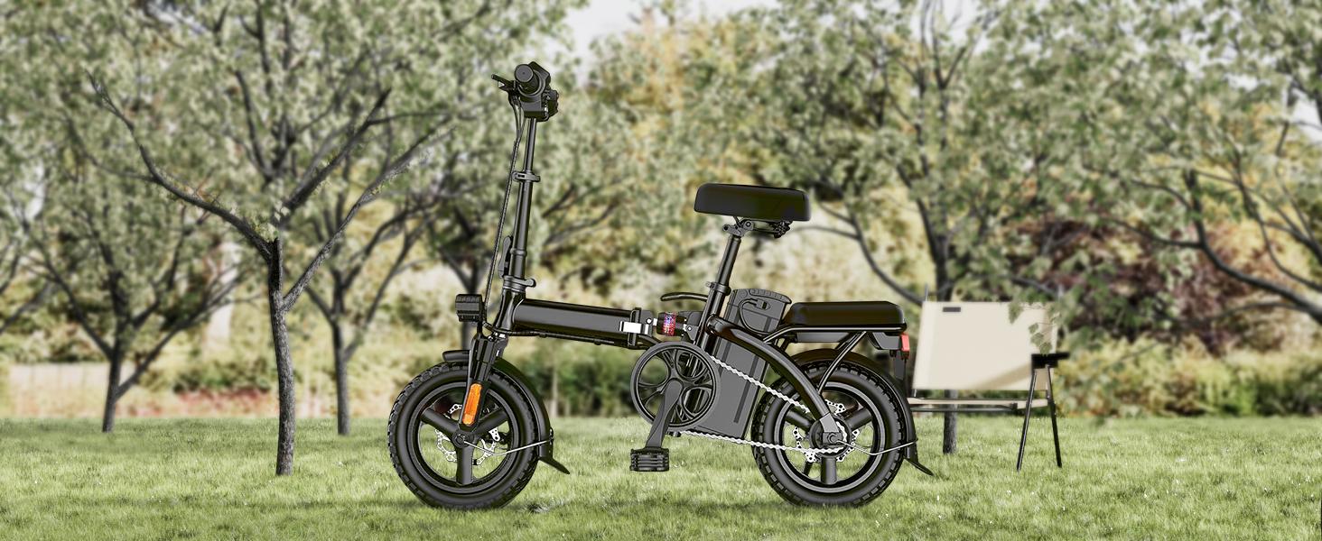750W Folding Electric Bike for Adults, Maximum speed 22+ MPH,Range 30+ Miles Ebikes, 14inch Compact E-bike, 48V12 Removable Battery, Multi-function suspension,suitable for adults up to 400 lbs, UL 2849 Certified