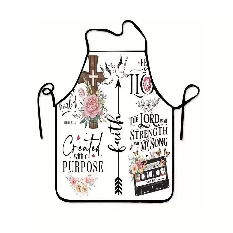 Waterproof Apron for BBQ Father's Day Party Workwear Stain Resistant Cooking Kitchen Aprons