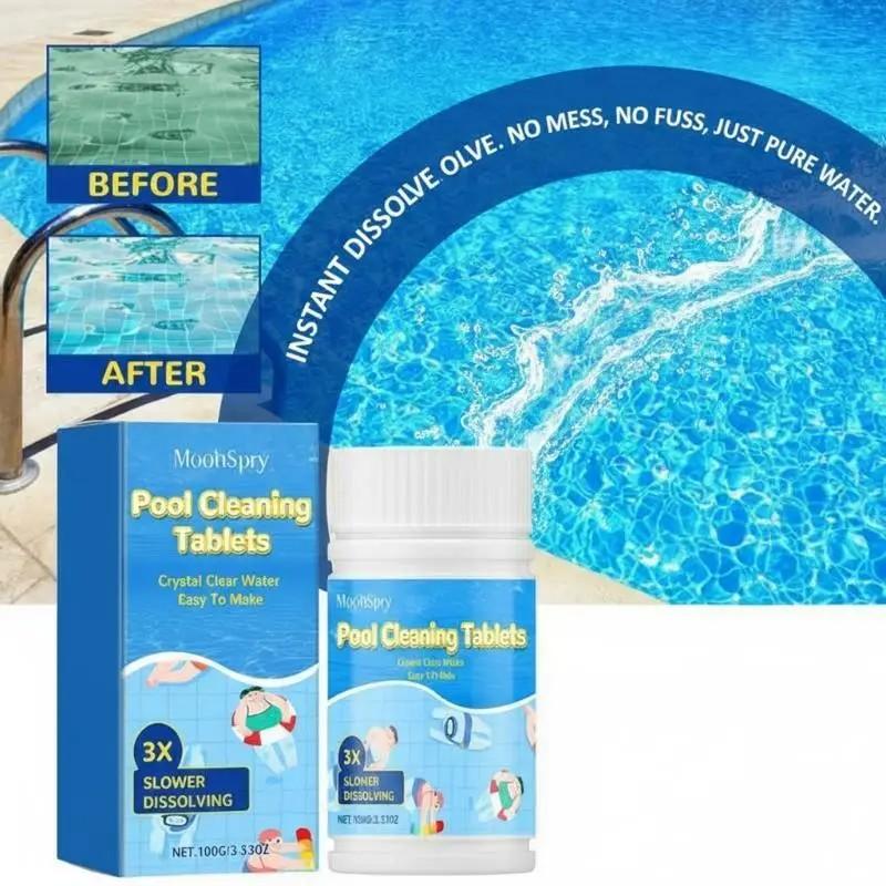 Pool Winterizing Cleaner, Fast Acting Water Clarifier, Flocculant, Prevents Turbidity, Odor Eliminator, Ideal for Family Pools, Pool Cleaner Tablets Pool Winterizing Cleaner, Fast Acting Water Clarifier, Flocculant, Prevents Turbidity, Odor Eliminator, Ideal for Family Pools, Pool Cleaner Tablets