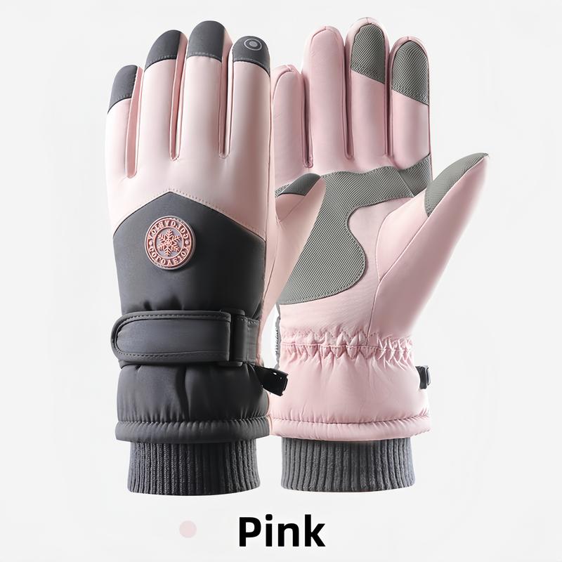Winter Ski Gloves Waterproof Windproof Thick Warm Non-Slip Touchscreen Compatible for Cycling Driving Outdoor Sports Outdoor Activity Gloves