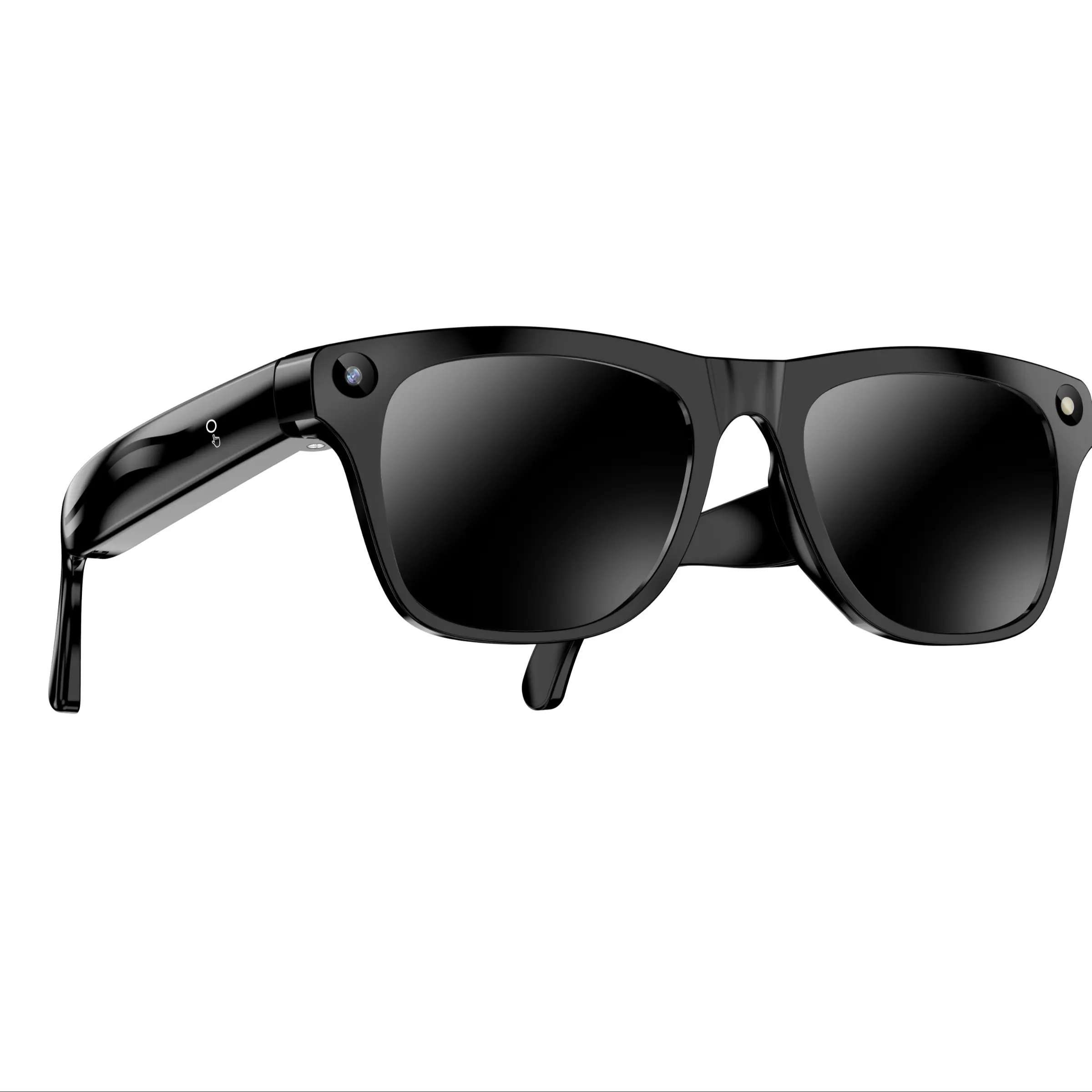 Multifunctional smart glasses, Wireless Glasses, Smart camera glasses 8MP photo and video recording one-touch audio recording AI real-time interpretation Bluetooth stereo calls music listening WiFi image transmission 29mAh battery life replacement lenses