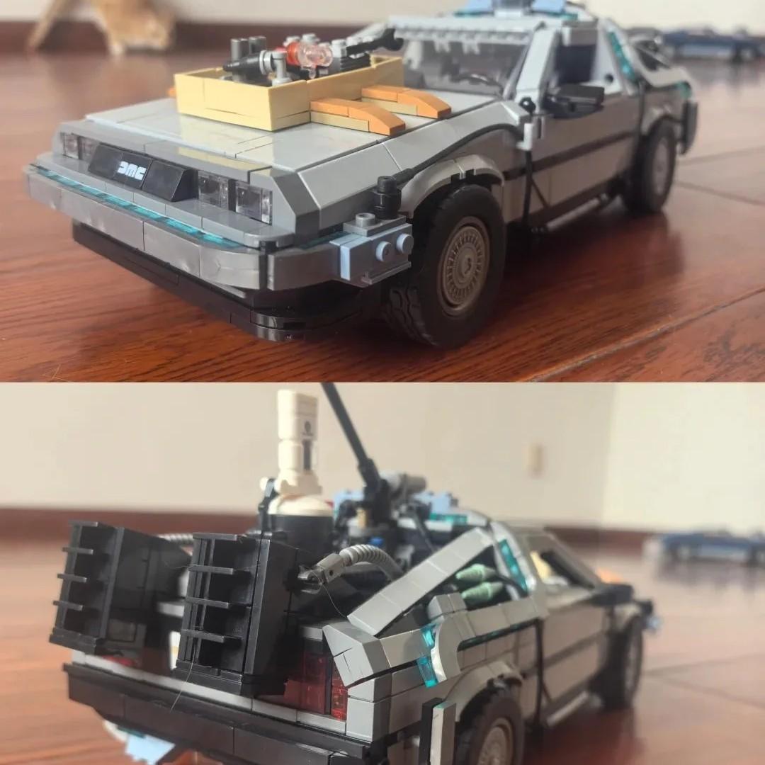 1872 Pieces Back to the Future Time Machine Building Block Sets, Adult and Kids Toy Gift, Educational Birthday Present for Boys and Girls