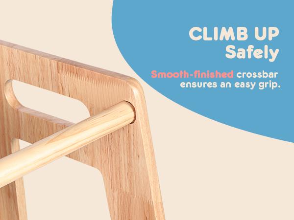 HARPPA Nordo Toddler Tower Montessori Adjustable  Kitchen , Toddler Stools Helper, Kitchen Tower with Learning Chalkboard & Protection Net, Toddler Gifts