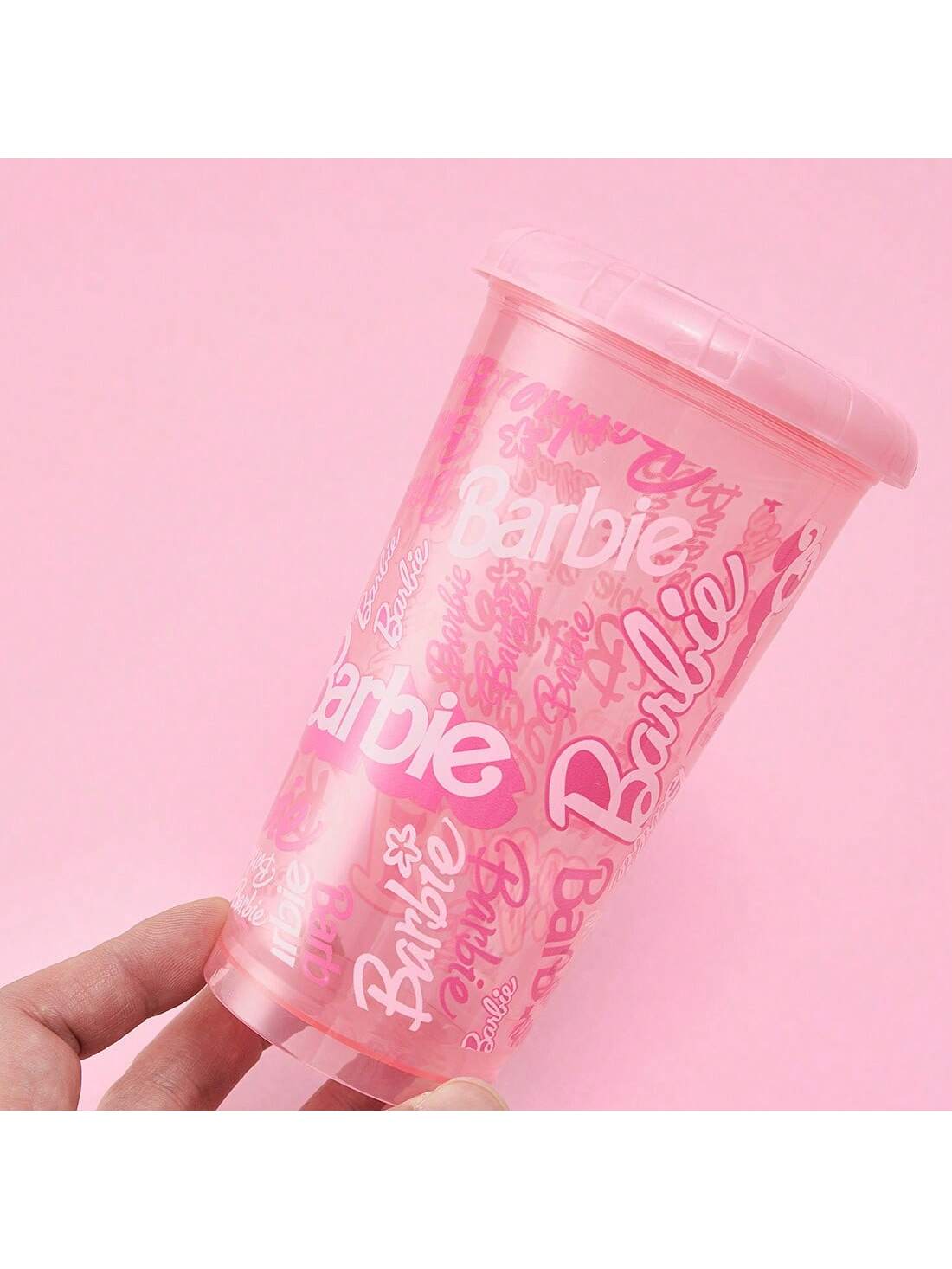 [Holiday Special]Barbie Daylight Shine Series 520mL (18oz) Plastic Beverage Bottles - 4 Pack, Durable PP and Silicone Rubber, Birthday Gifts, Halloween Gifts, School Gifts Cup Tumbler  springtok,cozyvibes