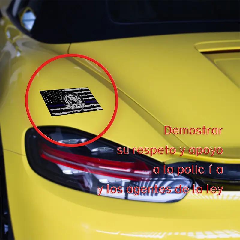 Thin Blue Line Police Sticker Patriotic Car & Laptop Decal Code 4 Humanizing The Badge 5 PCS High-Quality PVC Material Waterproof UV Protection Easy Installation Perfect for Cars Trucks Motorbikes Bumpers Windows Cabinets Walls Laptops Thin Blue Line Police Sticker Patriotic Car & Laptop Decal Code 4 Humanizing The Badge 5 PCS High-Quality PVC Material Waterproof UV Protection Easy Installation Perfect for Cars Trucks Motorbikes Bumpers Windows Cabinets Walls Laptops