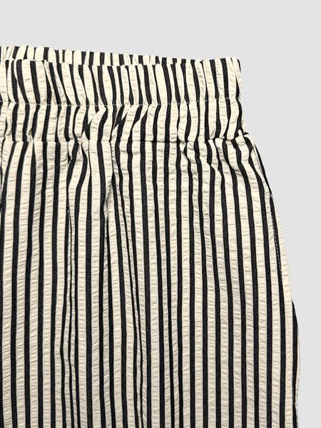 Women's Vertical Striped Casual Elastic Waist Wide Leg Striped Pants