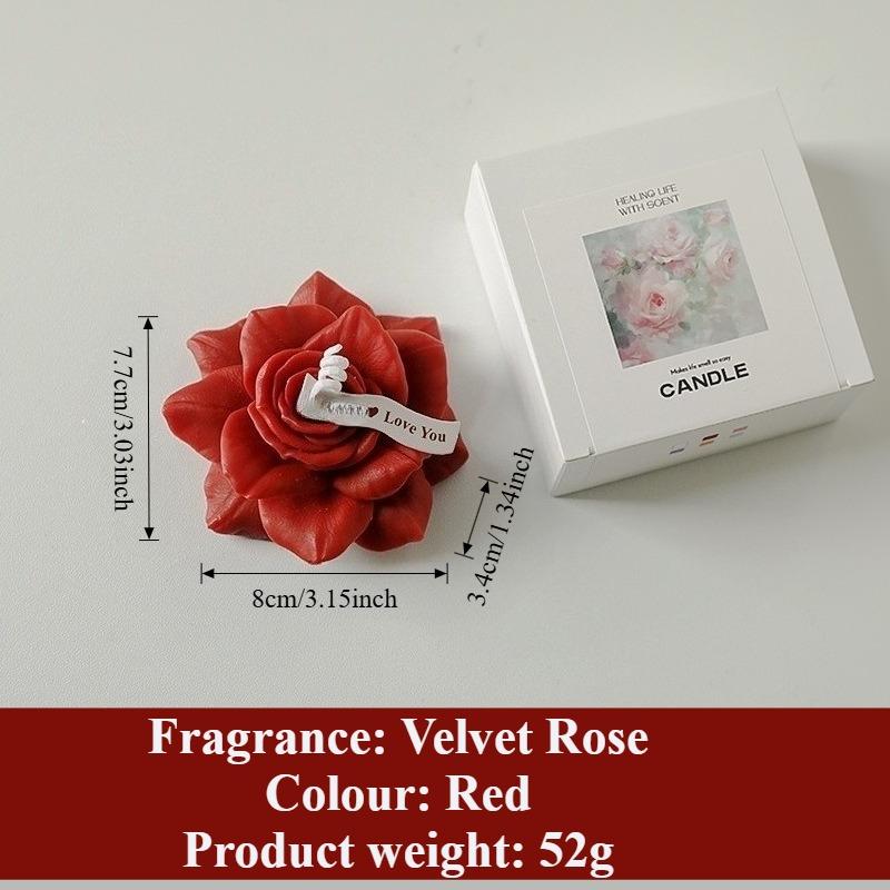 Mother's Day Rose Scented Candle - Handmade Aromatherapy Gift, Elegant Home Decor & Tabletop Centerpiece, Cozy Ambiance for Living Room, Bedroom, Ideal Souvenir for Mom, Holiday Gift, Birthday, Anniversary, Wedding Party Favor