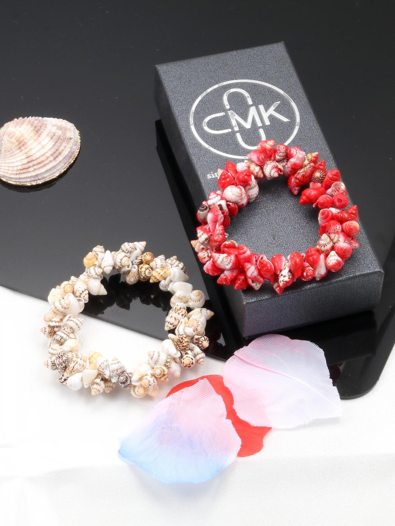 Unisex Freshwater Shell Bracelet, Handmade Fashion Braided Jewelry, Yoga Accessories, Perfect Gift for Friends