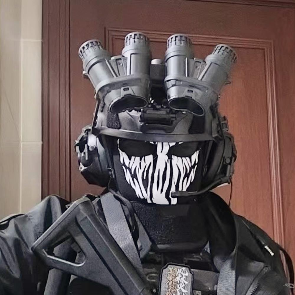 Breathable Skull Pattern Balaclava, Cosplay Balaclava  Lightweight Spring Face Mask for Men Women, Windproof Full Face Cover for Cycling Hiking Motorcycling & Outdoor Sports