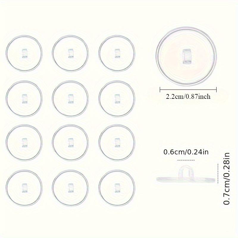 50-Pack Transparent Plastic Wall Mount Self Adhesive Hooks with Strong Adhesive – Easy to Install, Seamless, Ideal for Party Decorations, Home DIY Projects – Fashionable Hanging Solutions