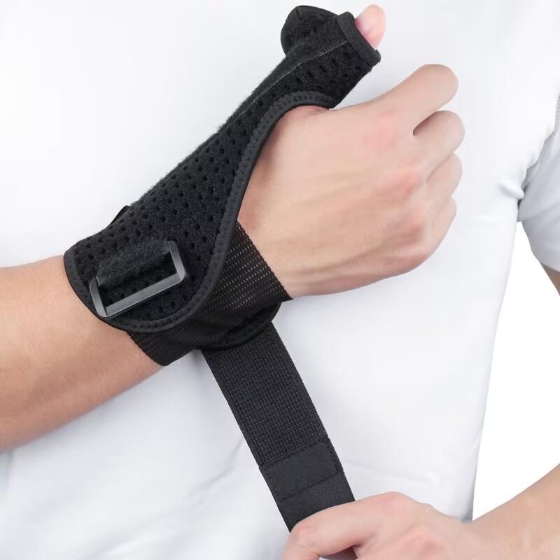 Adjustable Wrist Thumb Splint, Breathable Comfortable Brace for Carpal Tunnel Syndrome, Unisex Left Right Hand Support