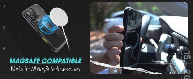 SUPCASE iPhone 16-11 Case with Camera Control Capture Button MagSafe Compatible Slim Clear Shockproof Magnetic Protective Smartphone Cover Cellphone Protection