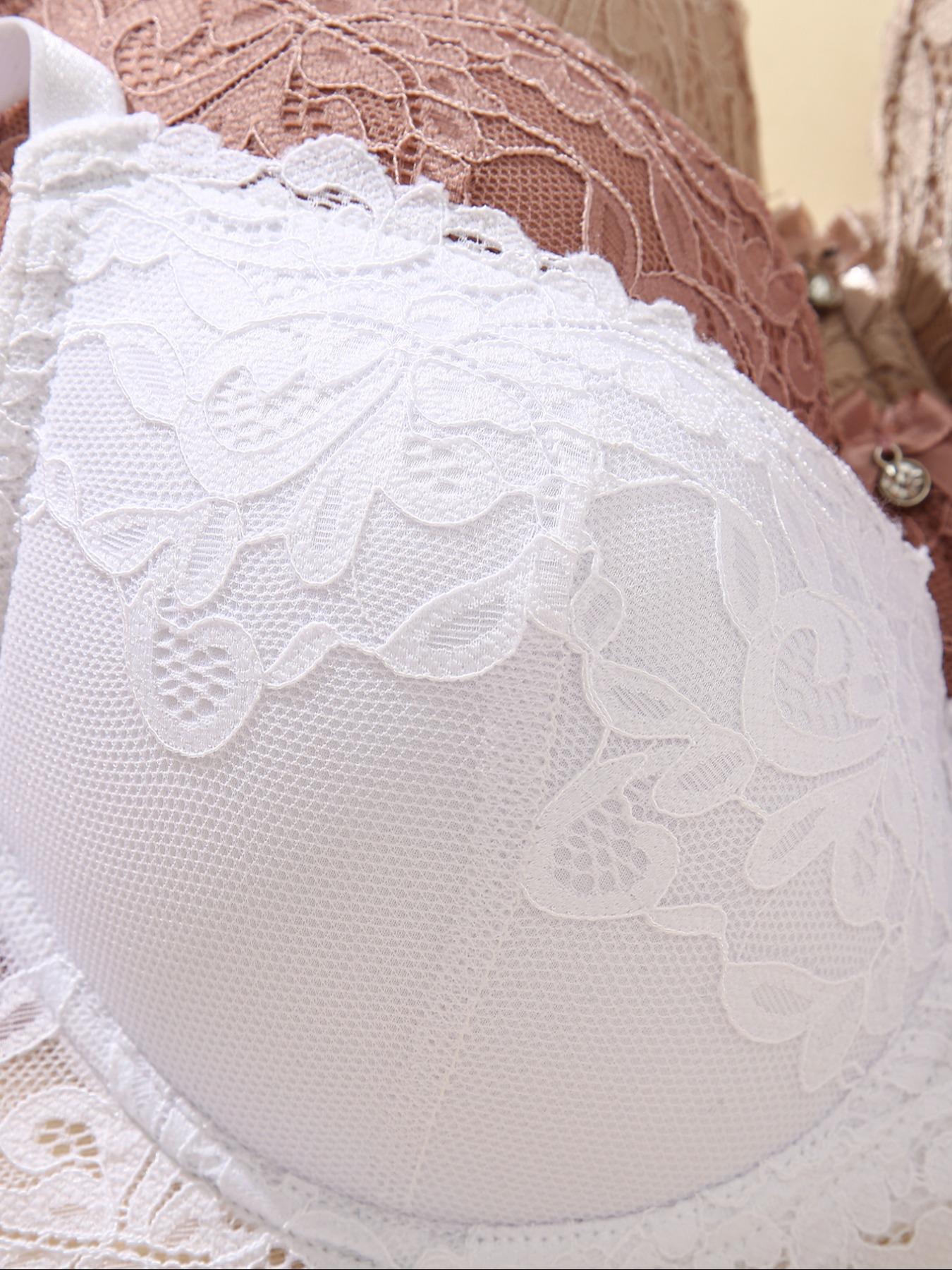 Ecomilky women's sexy multi-pack lace push-up elegant lingerie bra, suitable for all occasions and can be worn in all seasons. Underwire design Womenswear push up bra bra bras for women bras push up bra bra bras for women