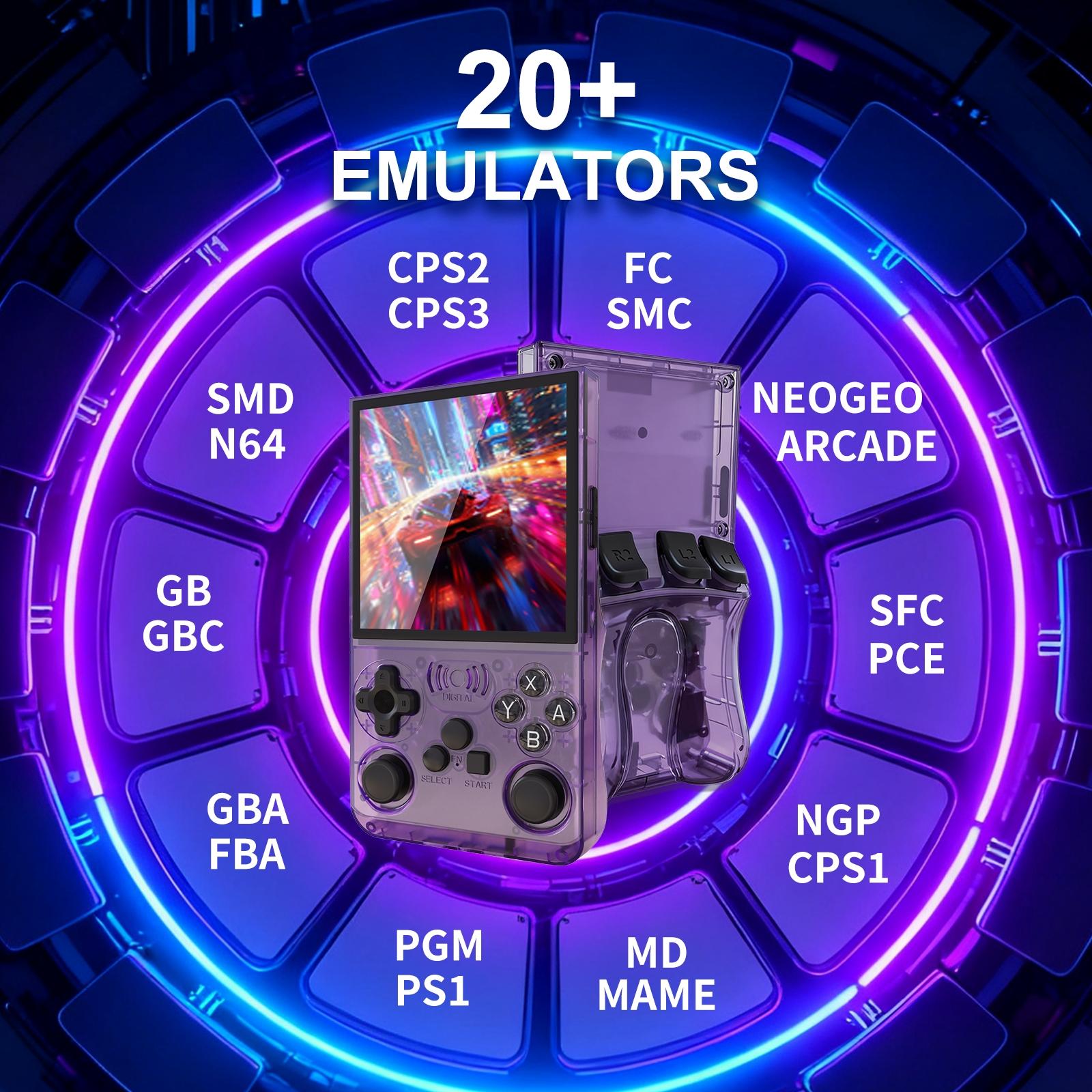 Gaminja Upgraded ANS13 Open-Source Portable Retro Handheld Gaming Console, 15000+ Games, Perfect for Nostalgic Players, Home & Travel Use