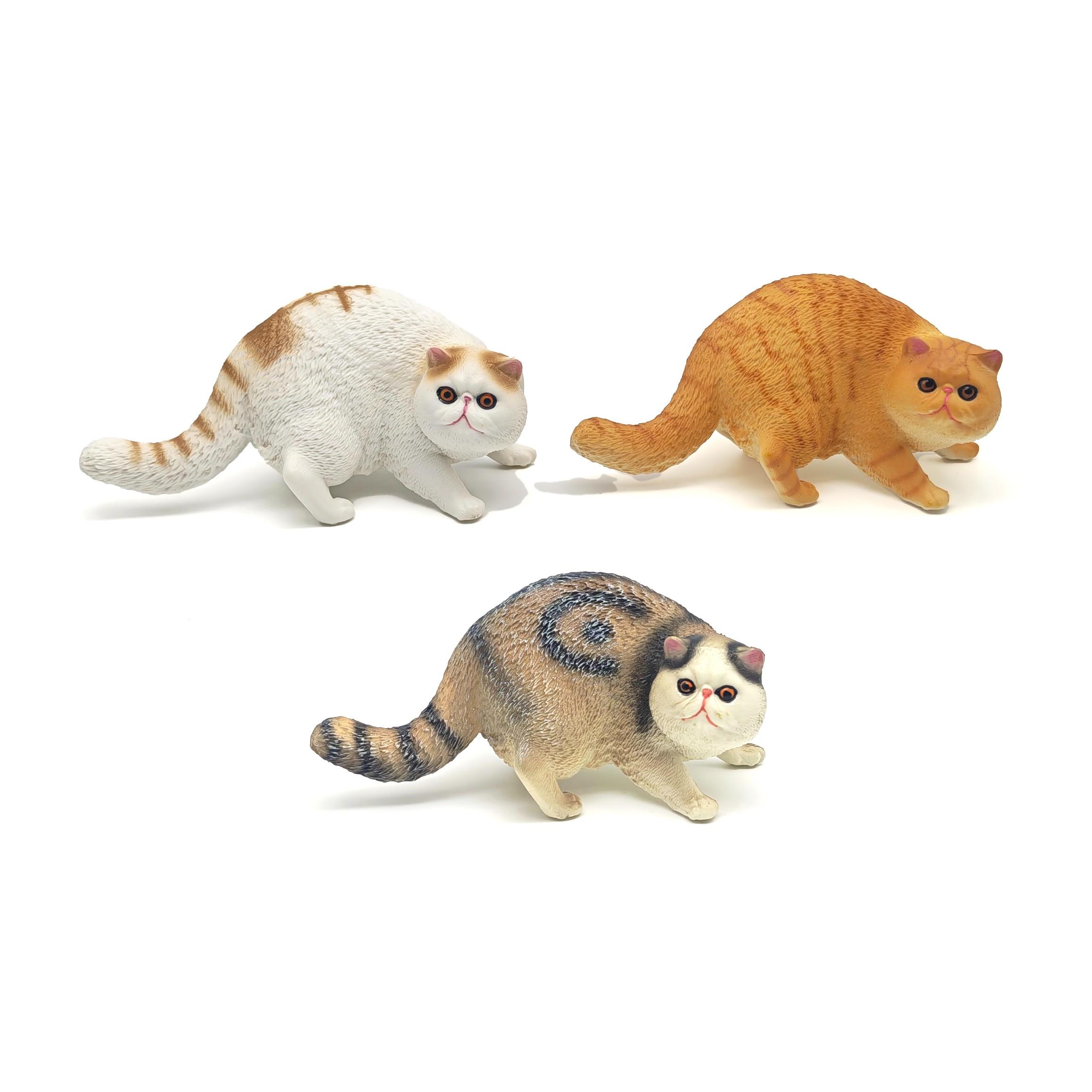 High Precision Cat Sculpture, Realistic PVC Home Decor, Office and Living Room Decoration, Garden Ornament, Desktop Display, Bonsai Decoration