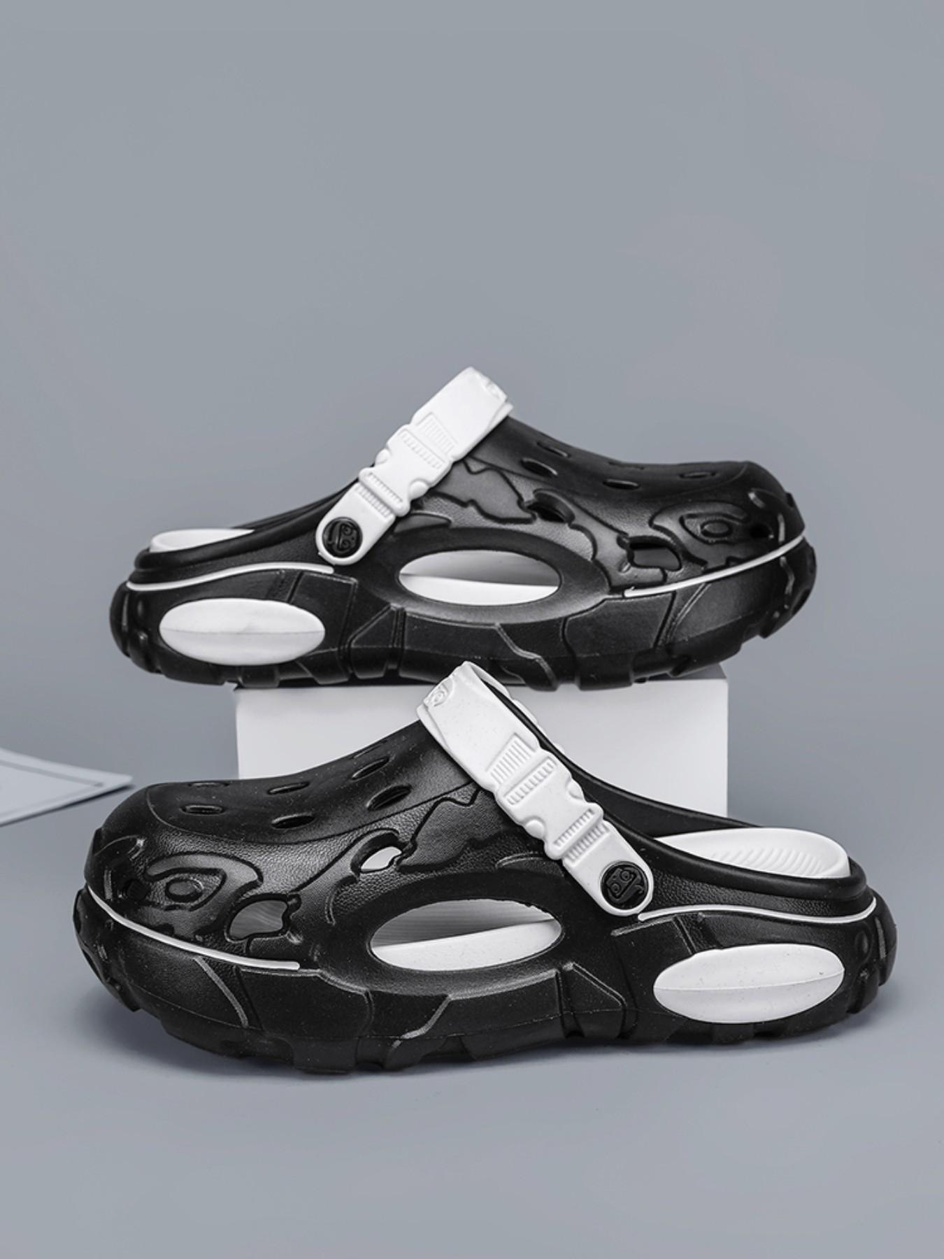 Men's Beach Sandals, Outdoor Lightweight Beach Slippers, Eva Slip-On Shoes, Summer Fashion Outdoor Walking Shoes, Large Size Men's Footwear, Comfortable and Stylish