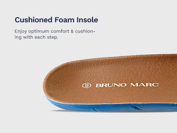 Bruno Marc Men's Wide Lace-Up Casual Dress Sneakers