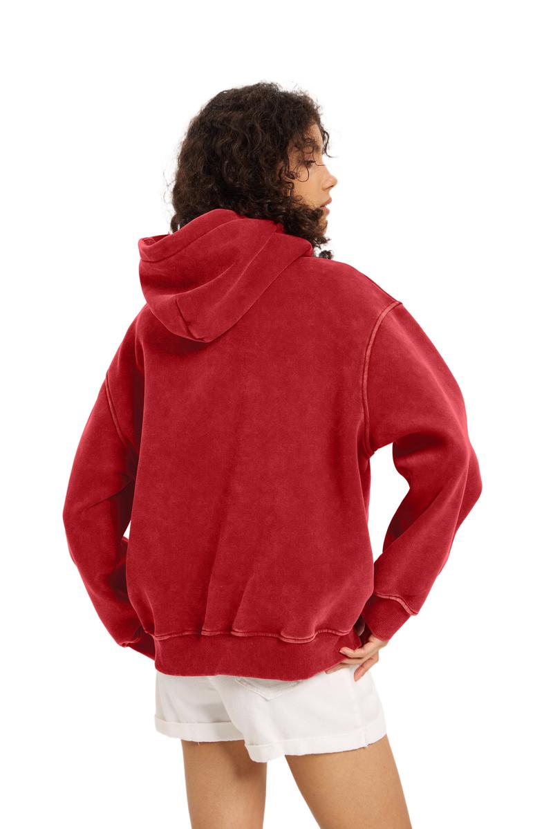 FAIABLE Unisex Trendy Vintage Pullover Sweatshirt for Women & Men- Oversized Heart Design Crewneck with Acid Wash Finish and Spacious Pockets for Ultimate Comfort and Style - Perfect for Valentine's Day Gifts and Everyday Wear