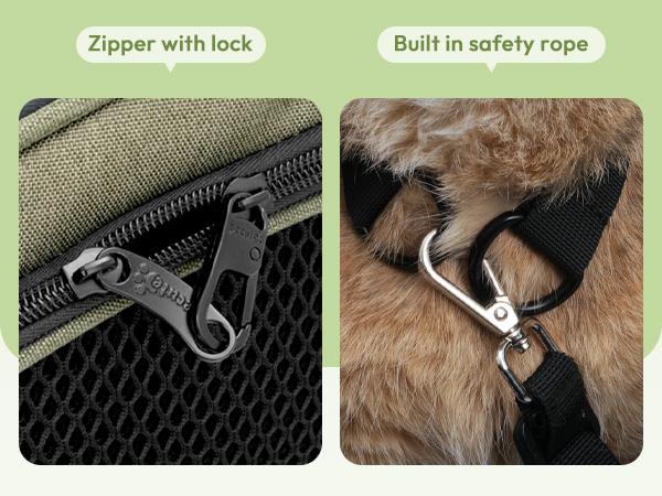 Pecute Cat Backpack Carrier Large Space Bubble Design for Travel Green Gray Khaki Ideal for Cat Lovers Animal Carrier