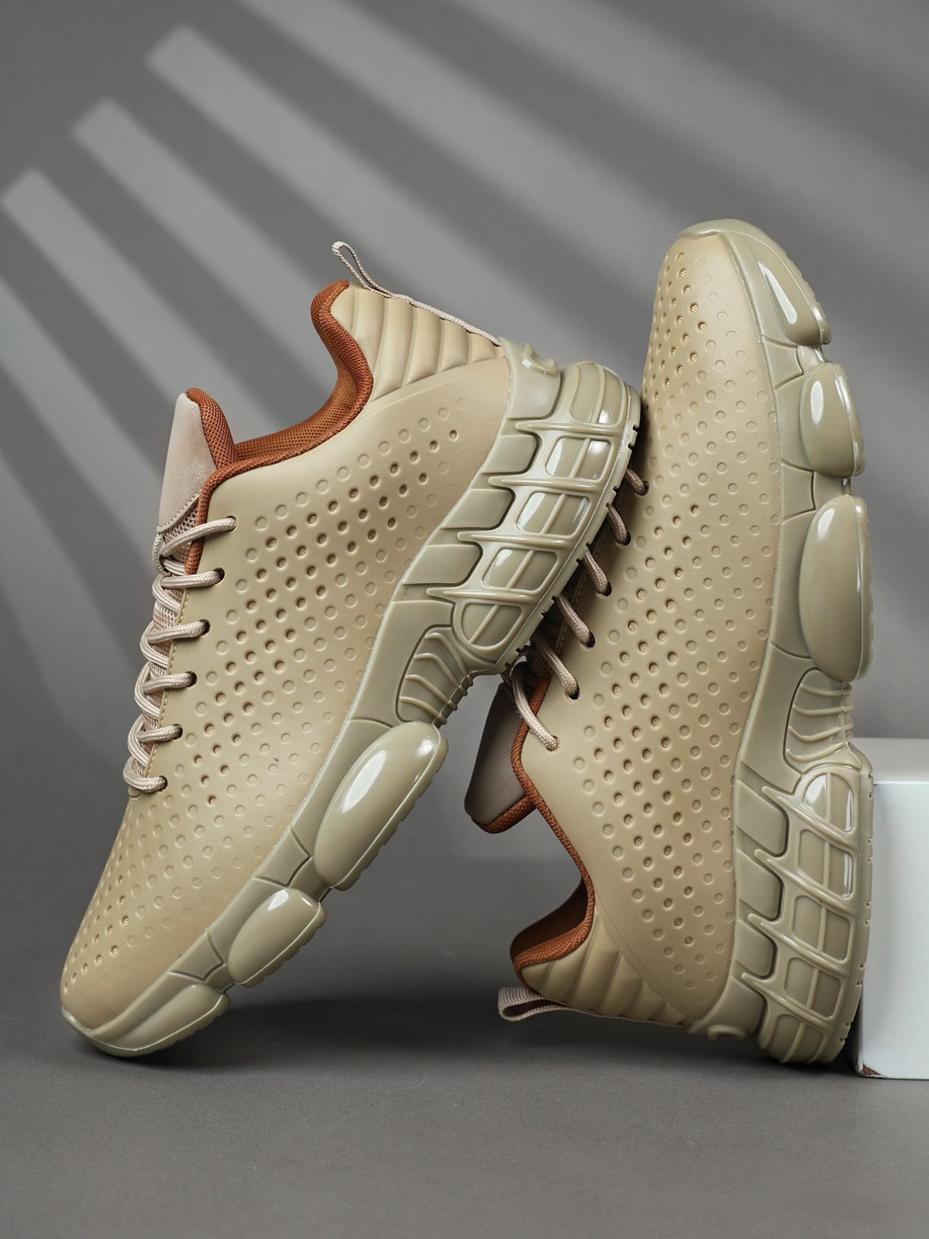 New Men's Casual Sports Shoes, Fashionable Comfort Outdoor Running Trainers, Lightweight Breathable Sneakers for Training