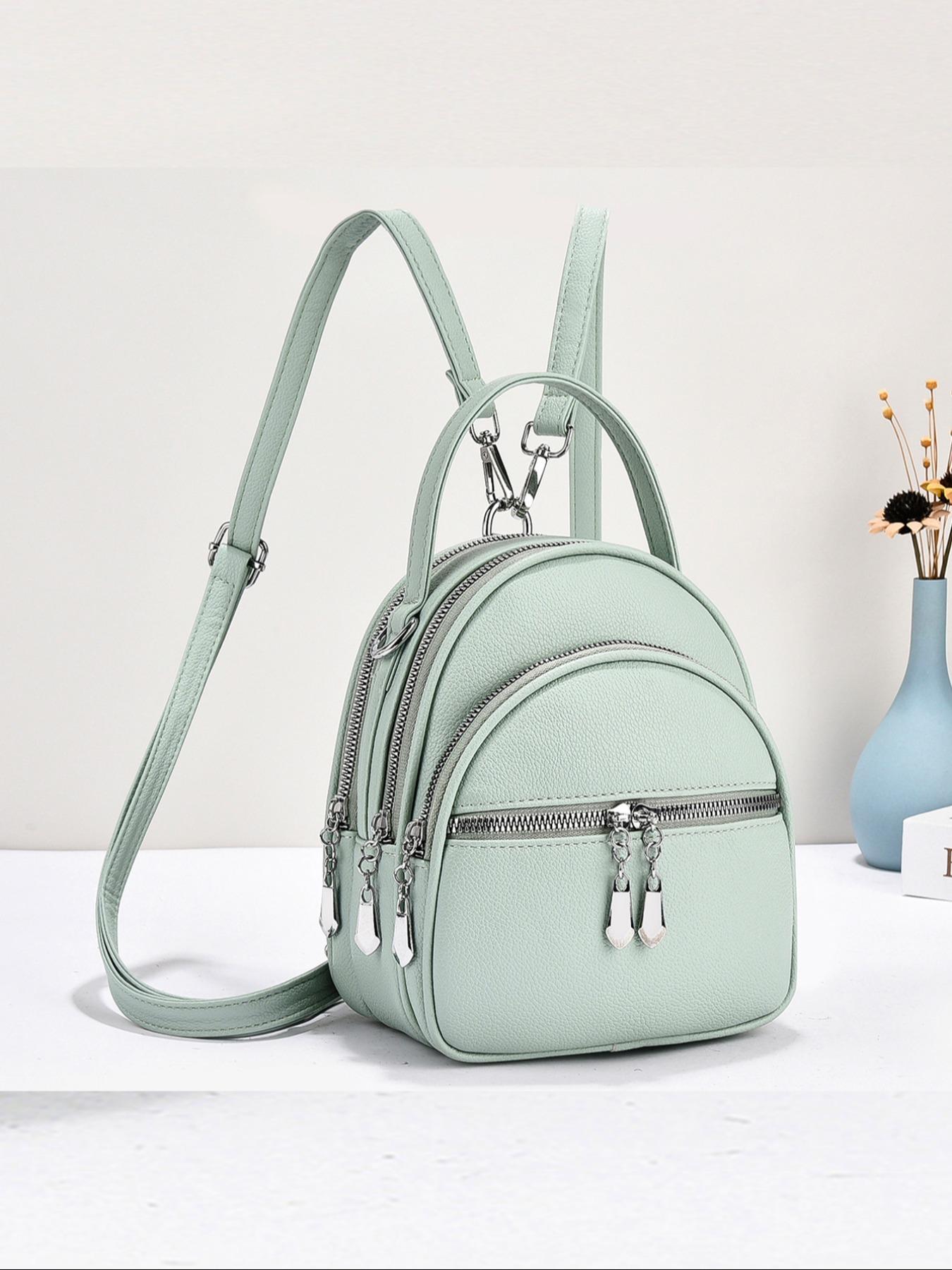 New Simple Women's Backpack Classic Elegant Fashion Durable Easy Carry Versatile Casual All-Seasons Large Capacity Suitable for Travel Shopping