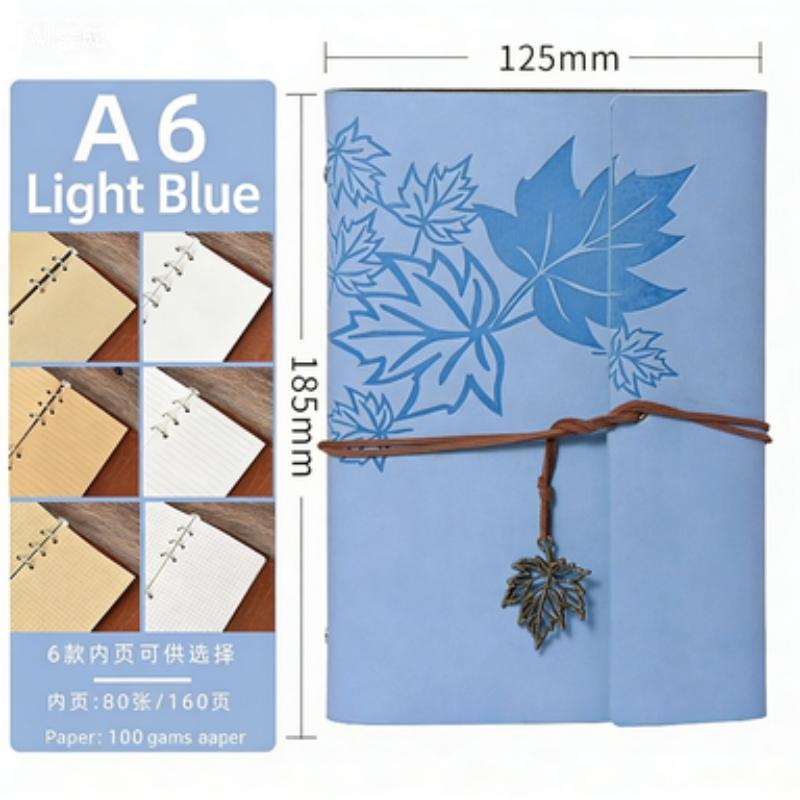 A6/a7 Business Loose-Leaf Notebook, Student Planner, Travel Companion, Portable Diary, Ideal for Notes and Organization